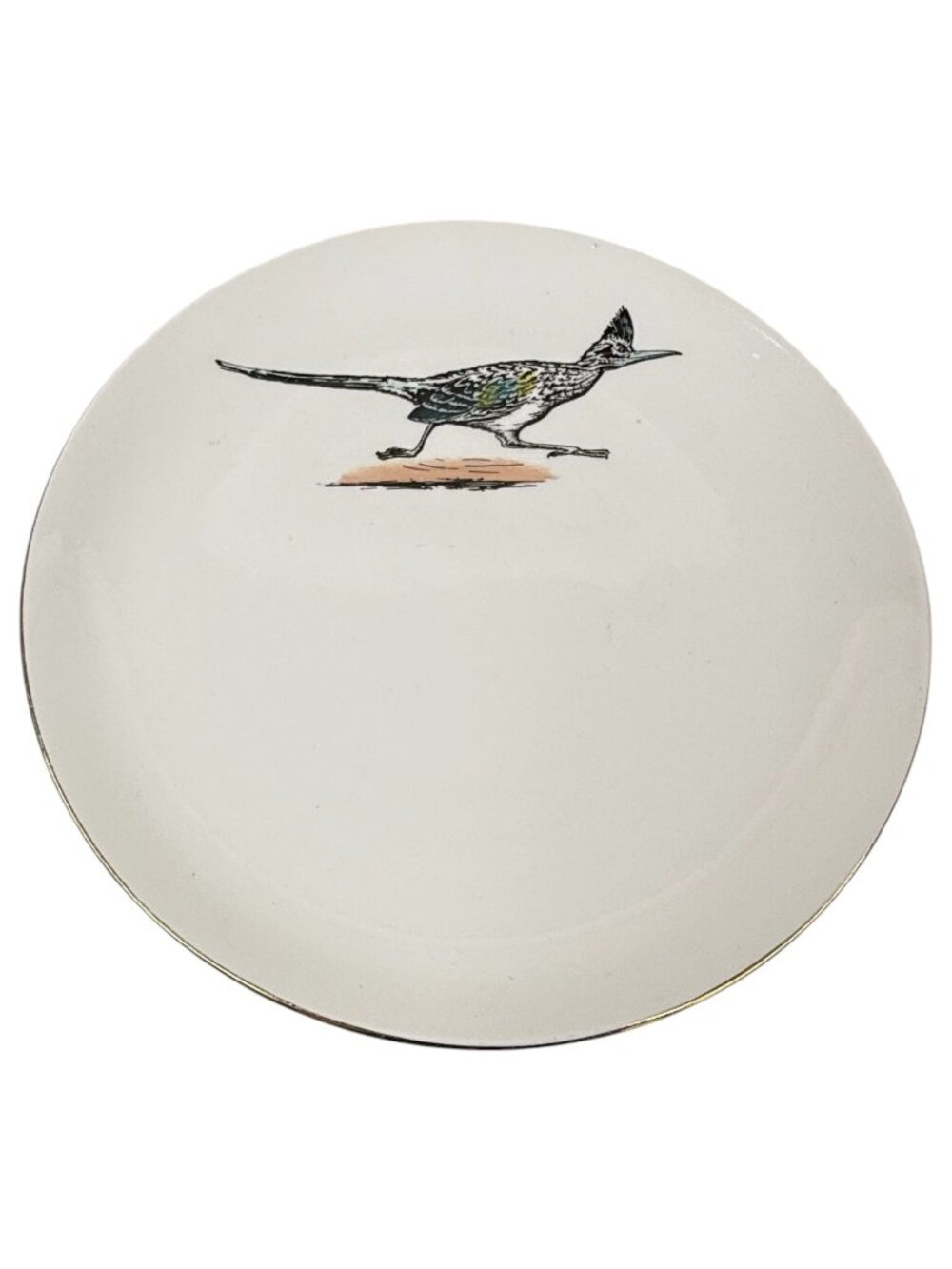 Roadrunner Lunch Plate Elizabethan Fine Bone China By Taylor & Kent‎ England VTG